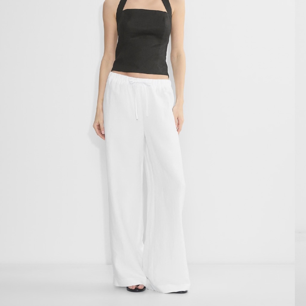 Aritzia Wilfred Linen Lodge Pant